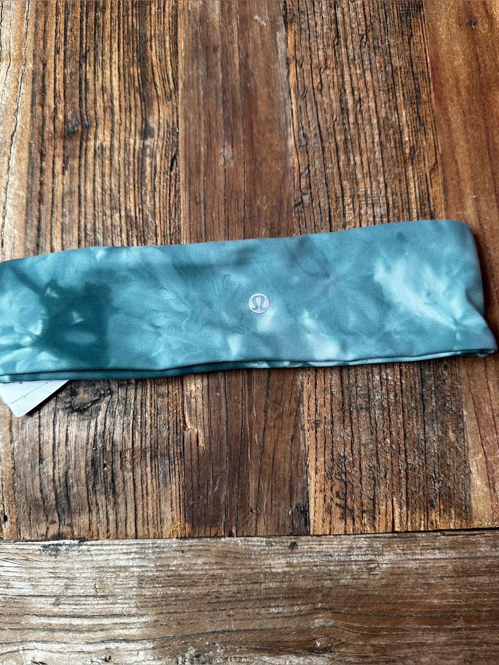 lululemon athletica teal workout headband